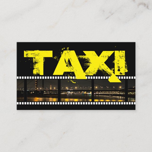 Cartão De Visita Transportador de camionistas para taxistas profiss (Frente)