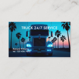 Cartão De Visita Transporte de Caminhão