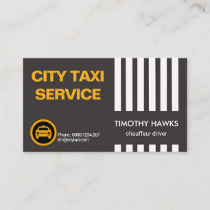 Cartão De Visita Transporte de Táxi com Linhas de Rota Vertical Br