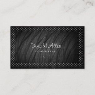 Cartão De Visita Trato De Chalkboard Retroativo Com Ponta Profissio