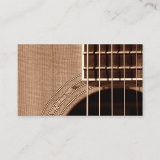 Cartão De Visita Trave o ritmo - close up 1 do Sepia