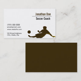 Cartão De Visita Treinador de futebol
