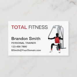 Cartão De Visita Treinador pessoal