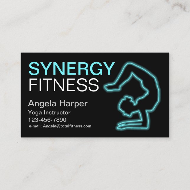 Cartão De Visita Treinador pessoal (Frente)