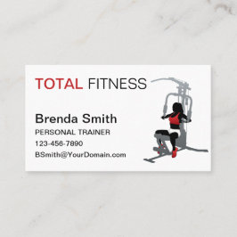 Cartão De Visita Treinador pessoal