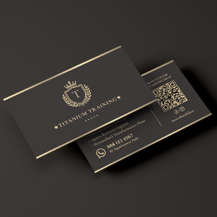 Cartão De Visita Treinador Pessoal de Fitness Premium Academia Marr