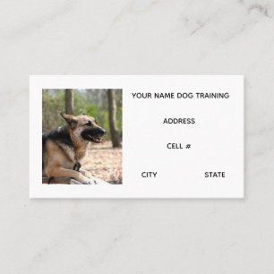 Cartão De Visita Treinamento de Cães