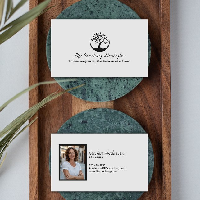 Cartão De Visita Treinamento de vida (Criador carregado)