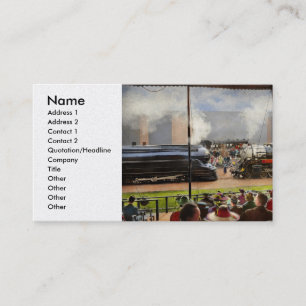 Cartão De Visita Trem - Caminho de ferro 1939