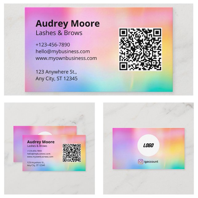 Cartão De Visita Trendy Lashes Design minimalista (Trendy Lashes Minimalist Design Business Card
)