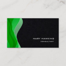 Trendy Na moda Green Black Modern Elegant Plain