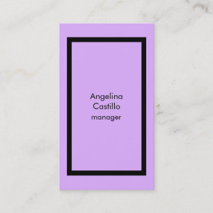 Cartão De Visita Trendy Vintage Mauve Mallow Pink Na moda