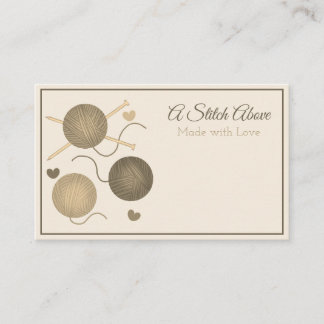 Cartão De Visita Tricotamento neutro