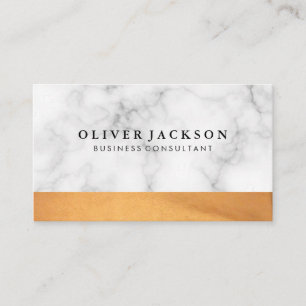 Cartão De Visita Trilha de Lux de Marble Branco