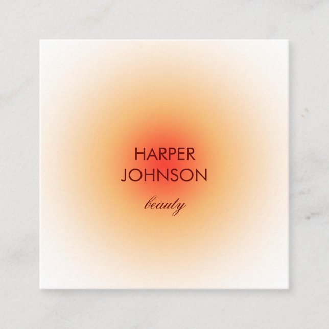 cartão de visita tropical do sol (Frente)