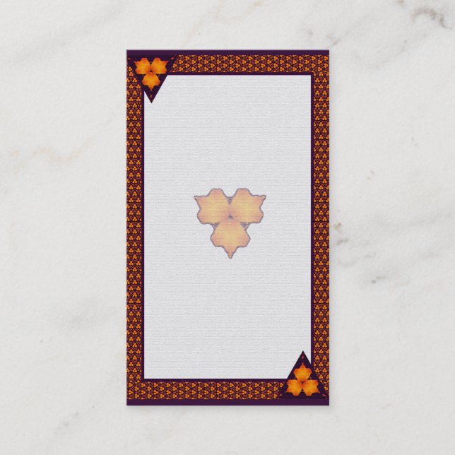 Cartão De Visita Tropical Floral (Frente)