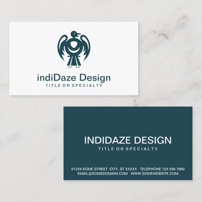 Cartão De Visita trovoador v2 (Frente/Verso)