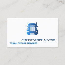 Cartão De Visita Truck Mechanic Simple
