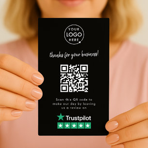 Cartão De Visita Trusted Pilot nos revê negócios negros Obrigado