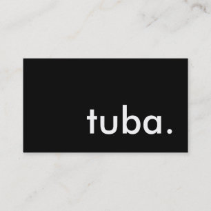Cartão De Visita tuba.