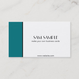 Cartão De Visita Turquesa