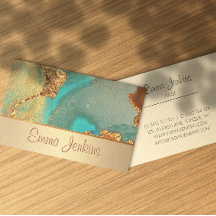 Turquesa E Artista Dourado