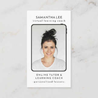 Cartão De Visita Tutor do Treinador Virtual