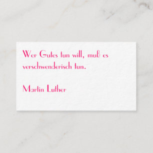 Cartão De Visita Typografische Visitenkarte