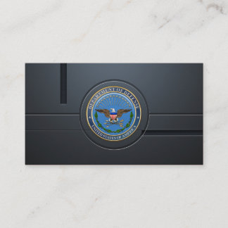 Cartão De Visita U.S. Emblema (DOD) do Departamento de Defesa [3D]
