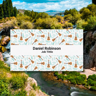 Cartão De Visita Ukulele patterns