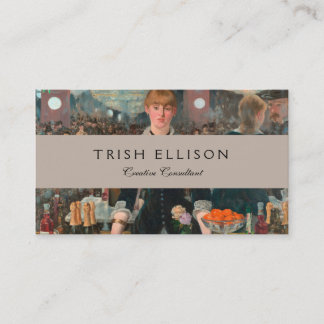 Cartão De Visita Um Bar no Manet Folies-Bergère Edouard