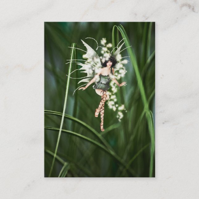 Cartão De Visita Um brilho na Mini Impressão do Jardim (Frente)