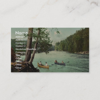 Cartão De Visita Um clássico Photochrom do córrego da montanha de