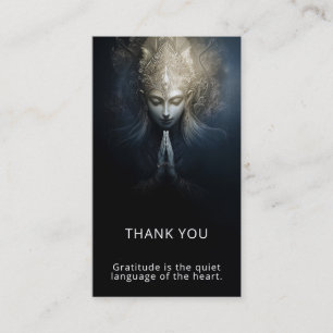 Cartão De Visita Um Momento de Graça Arte de Meditação