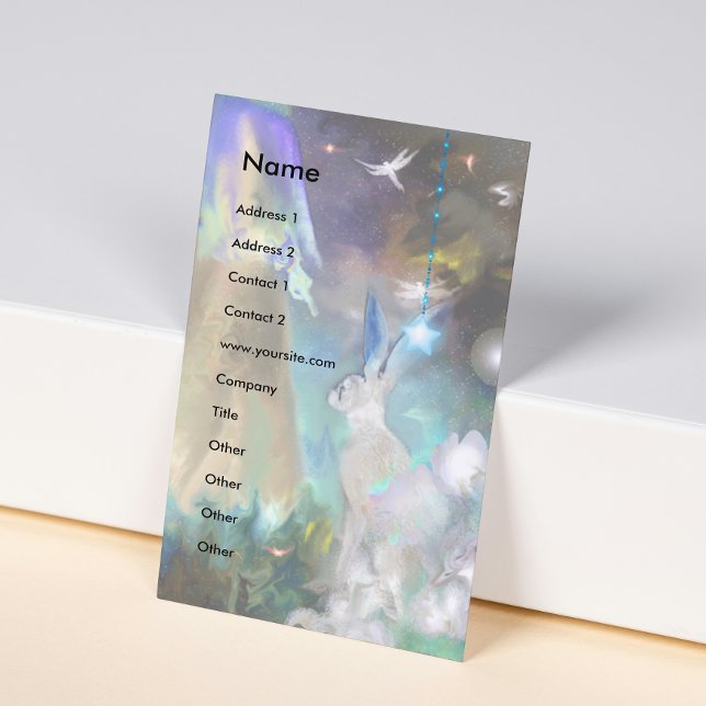 Cartão De Visita Um Rabbit Tale (Criador carregado)