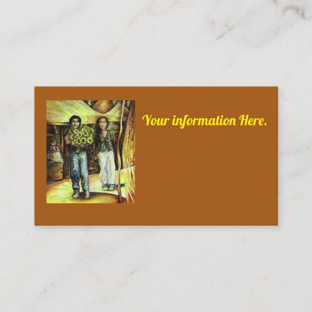 Cartão De Visita Uma Fase de ChapeI Sistina de um ChaIIenge (Frente)