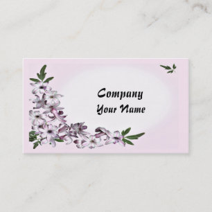 Cartão De Visita Uma floral pronta para personalizar