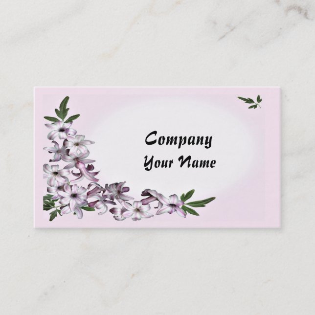 Cartão De Visita Uma floral pronta para personalizar (Frente)