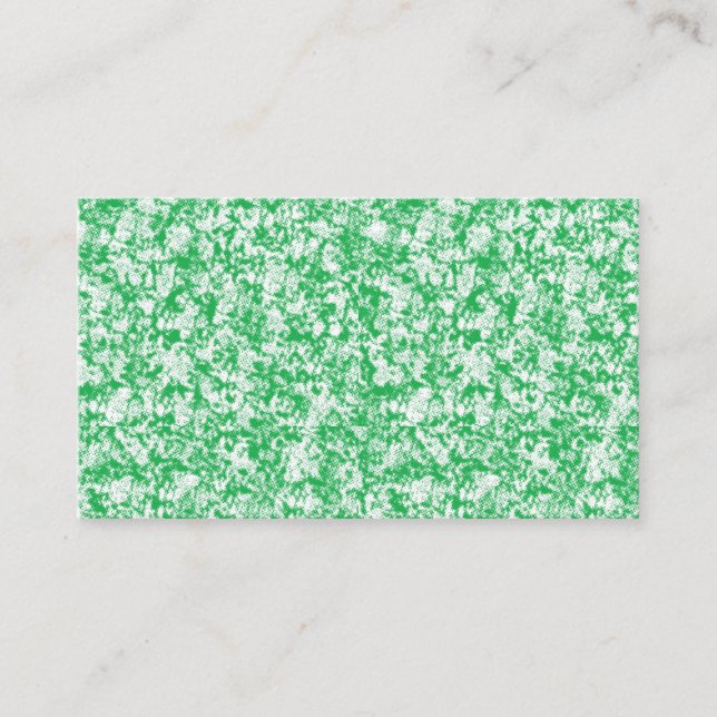 Cartão De Visita Uma luxuosa e verde com frentes delicadas e arcaic (Frente)