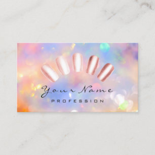 Cartão De Visita Unhas - Artista Rosa Rosa Rosa Midrosa - Pedicure 