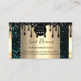 Cartão De Visita Unhas de ativação do cabelo do logotipo Unidades S