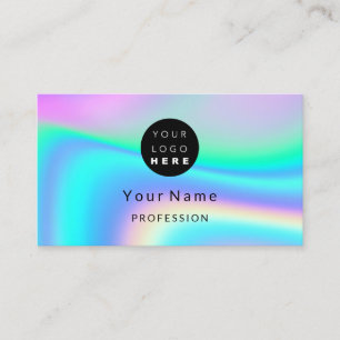 Cartão De Visita Unhas de Cabelo do Artista de Maquiagem de Logotip
