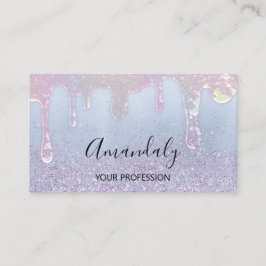 Cartão De Visita Unhas Makeup Artist Lash Logotipo Drivers Blue