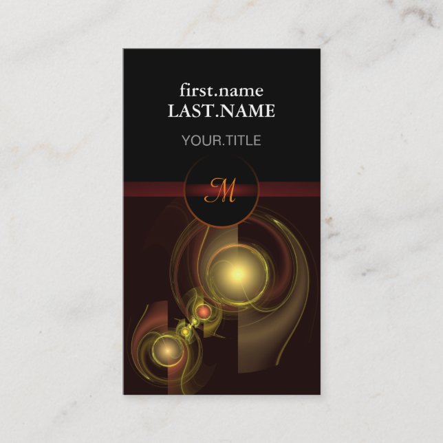 Cartão De Visita Único Legal Elegante Moderno Profissional (Frente)
