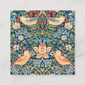 Cartão de visita único, Na moda, Floral