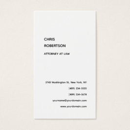 Cartão de visita único preto e branco exclusivo