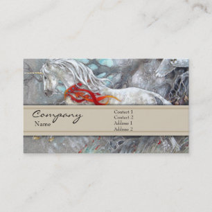 Cartão de visita - unicórnio