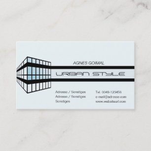 Cartão De Visita Urban Style