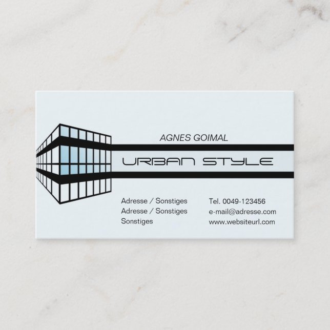 Cartão De Visita Urban Style (Frente)
