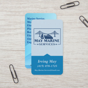 Cartão De Visita URL do Código QR do Logotipo Mecânico, Elétrico e